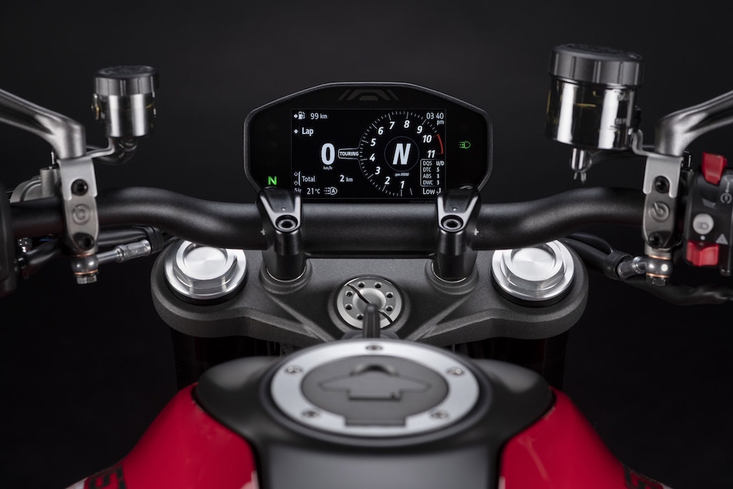 Ducati Monster dashboard